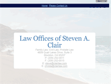 Tablet Screenshot of clairlaw.com
